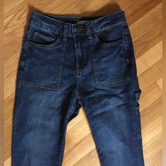 Sky & Sparrow carpenter painter high waist jeans size 7 - Picture 5 of 7